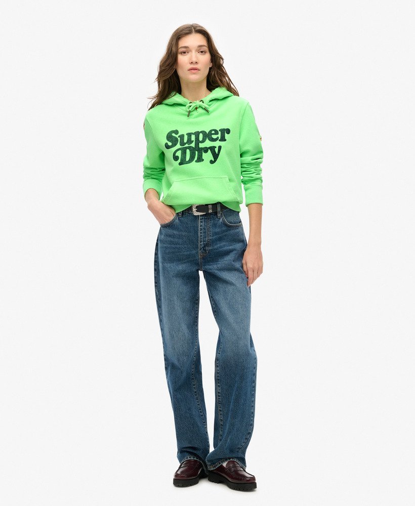 bluza z kapturem cooper tonal logo w kolorze neo mint green