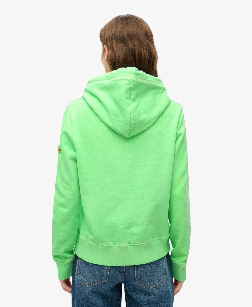 bluza z kapturem cooper tonal logo w kolorze neo mint green