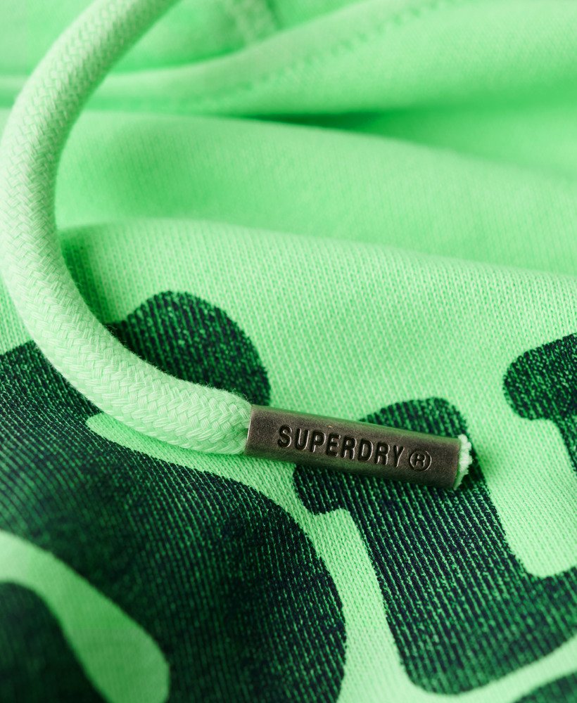 bluza z kapturem cooper tonal logo w kolorze neo mint green