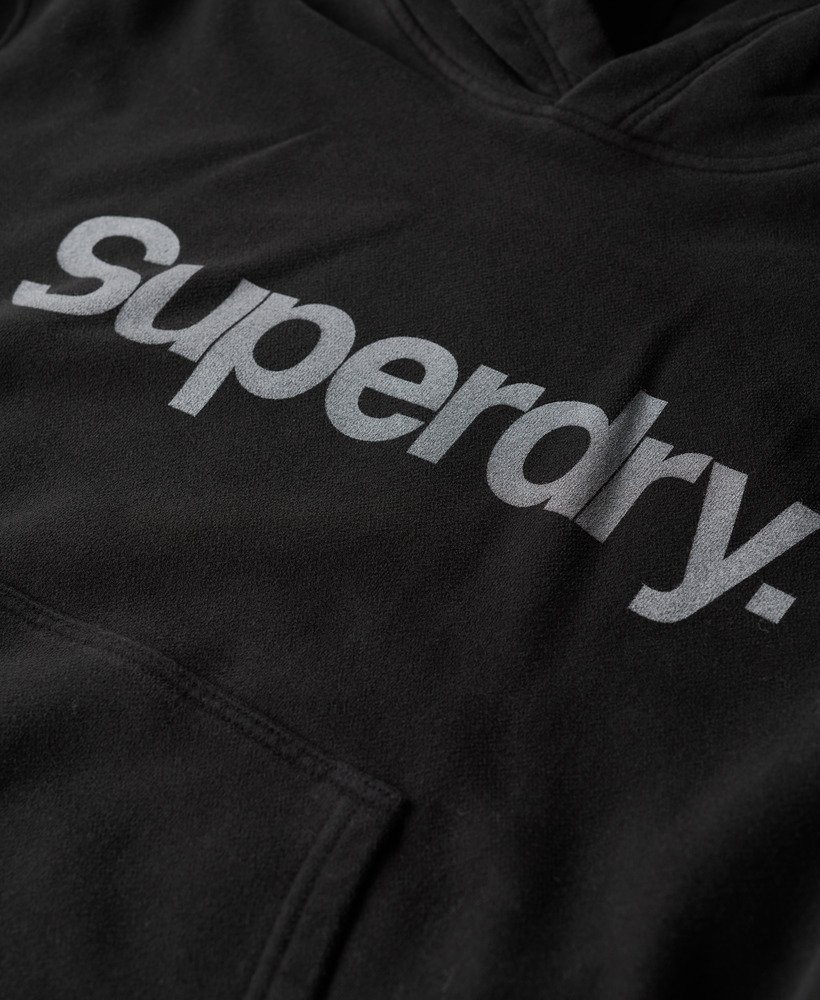 bluza z kapturem core logo city loose w kolorze czarnym