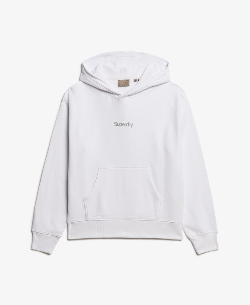 bluza z kapturem core logo city loose w kolorze brilliant white