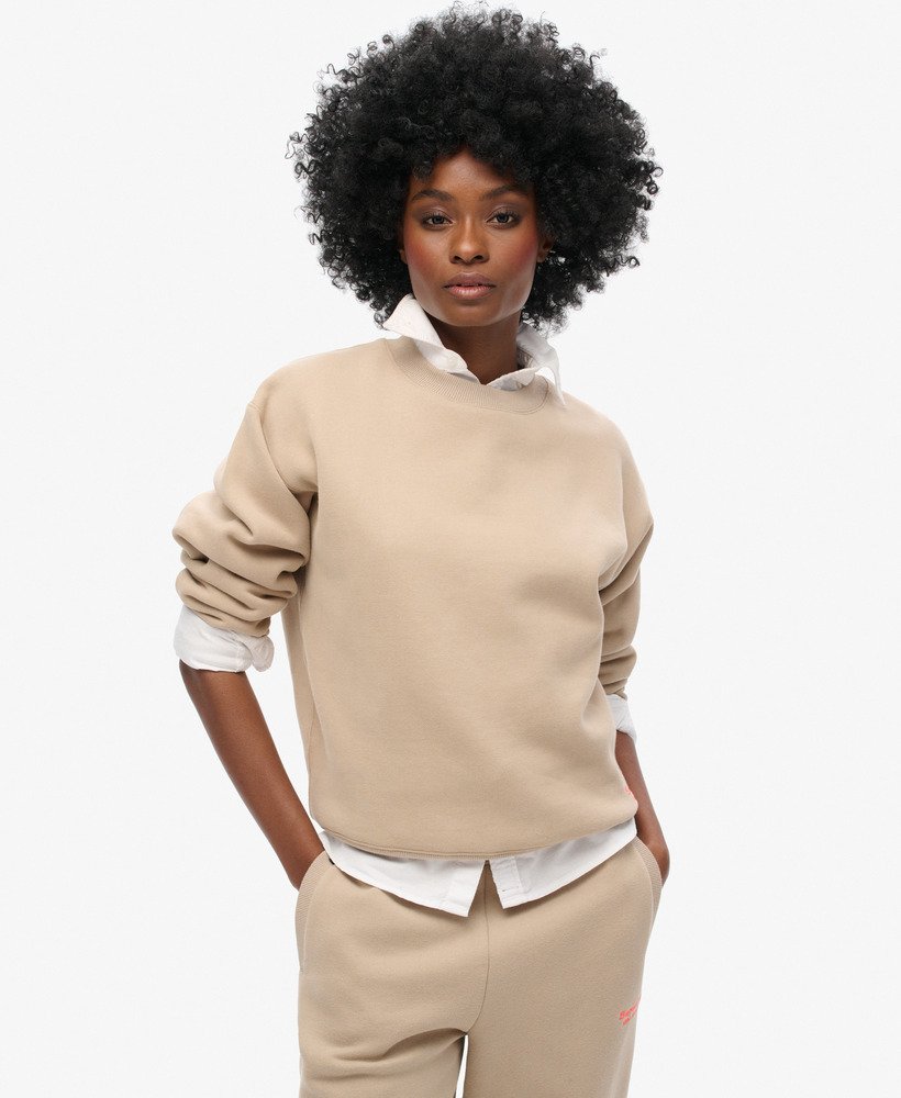 bluza essential logo w kolorze cobblestone grey
