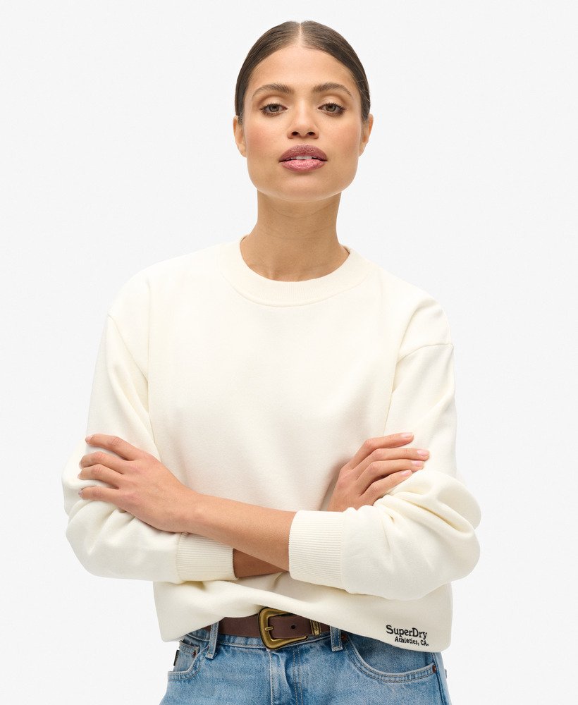 bluza essential logo w kolorze off white