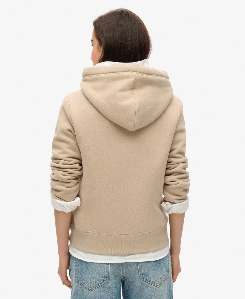 bluza z kapturem essential logo w kolorze cobblestone grey