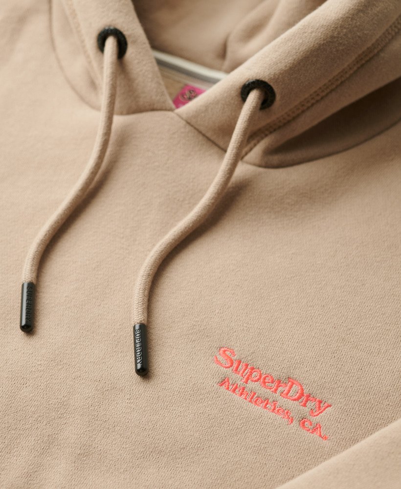bluza z kapturem essential logo w kolorze cobblestone grey