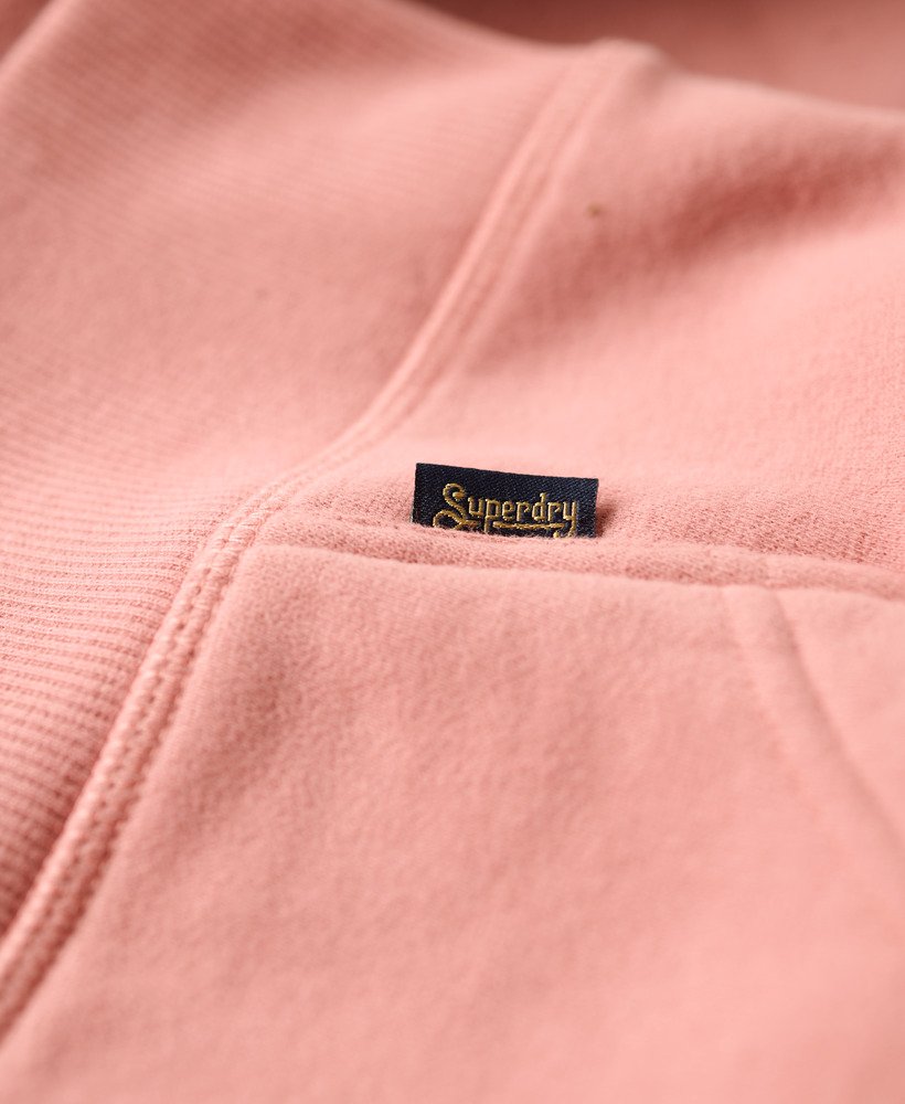 bluza z kapturem essential logo w kolorze ash rose