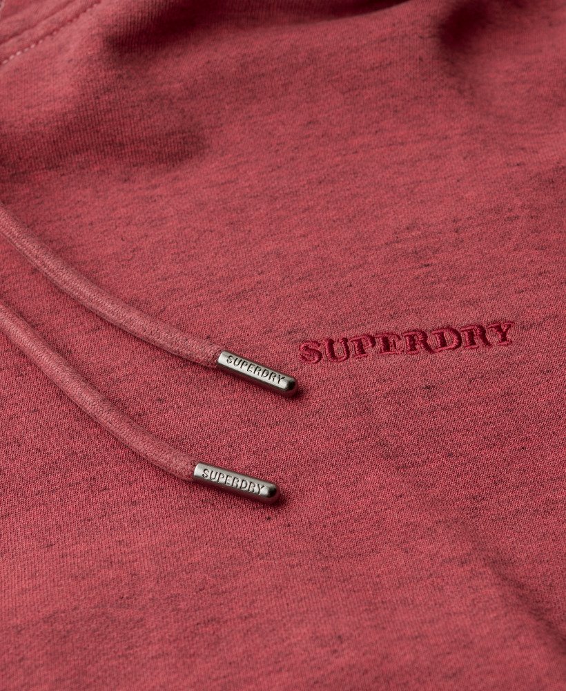 bluza z kapturem essential logo overdyed w kolorze rich port