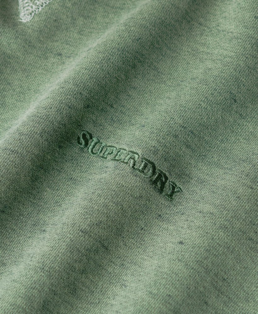 bluza essential logo overdyed w kolorze buffalo green