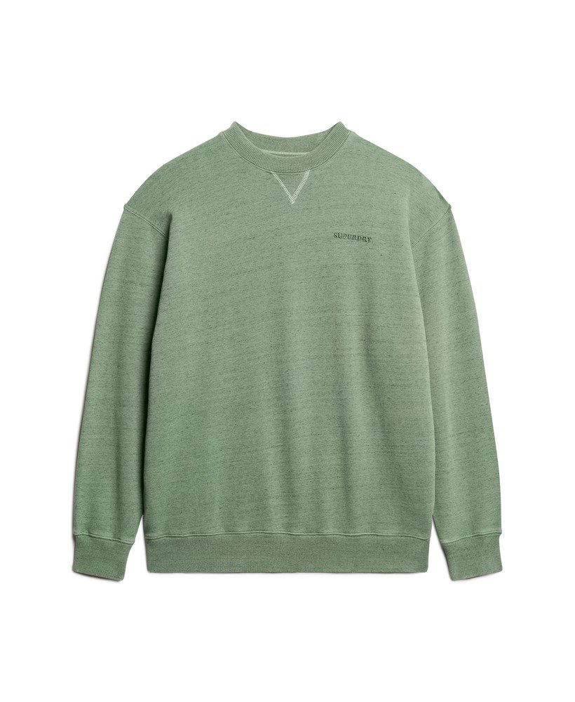 bluza essential logo overdyed w kolorze buffalo green