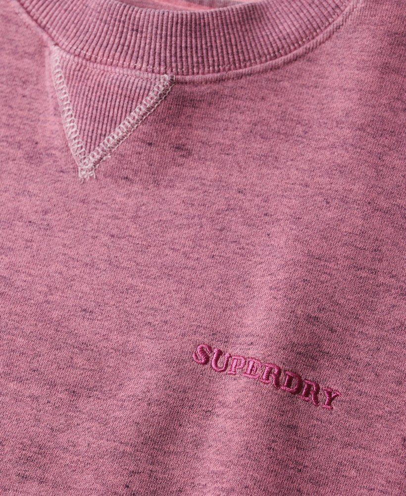 bluza essential logo overdyed w kolorze szokujĄco rÓŻowym
