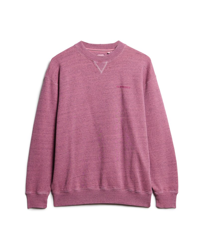 bluza essential logo overdyed w kolorze szokujĄco rÓŻowym