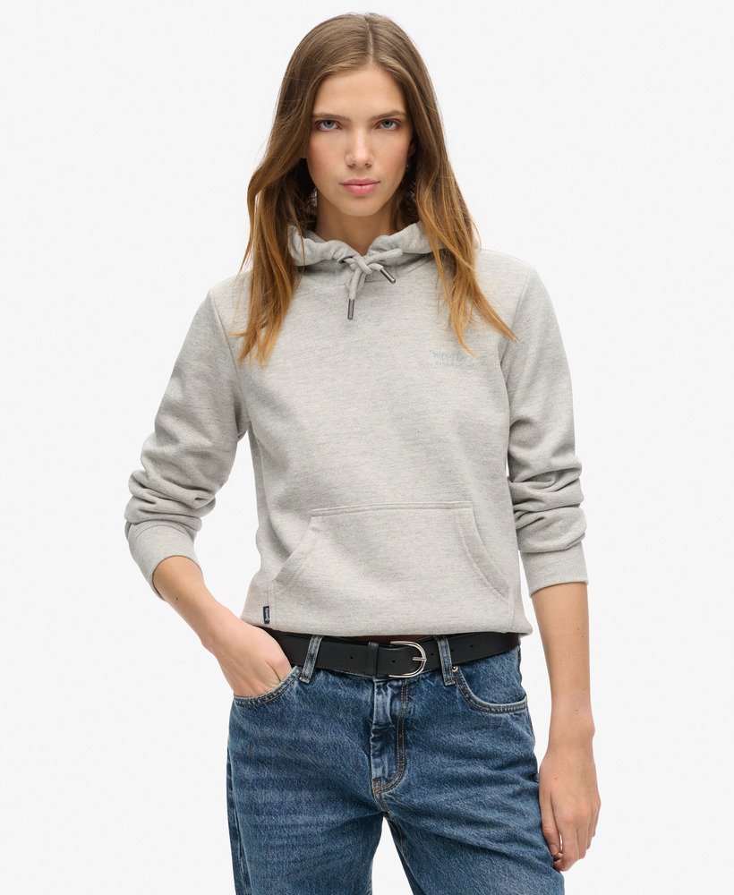 bluza z kapturem essential logo w kolorze varsity grey grindle