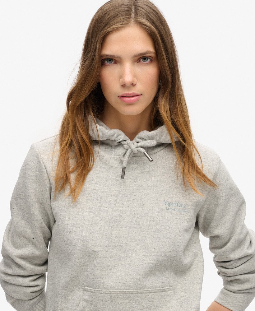 bluza z kapturem essential logo w kolorze varsity grey grindle