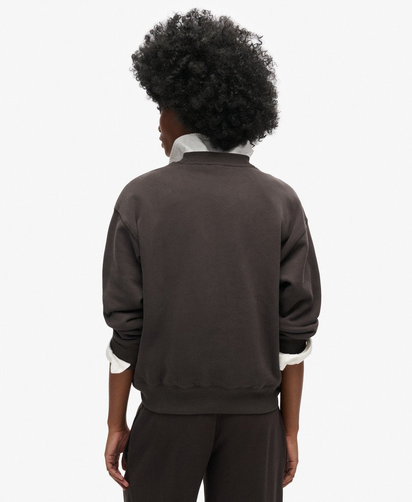 bluza essential logo loosed fit w kolorze bison black