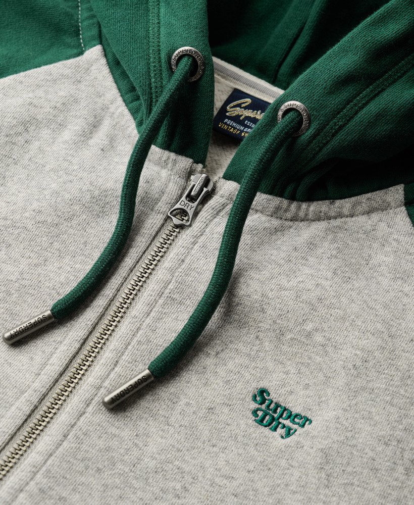 bluza z kapturem essential baseball w kolorze emaliowanej zieleniszarej atletycznej mrl