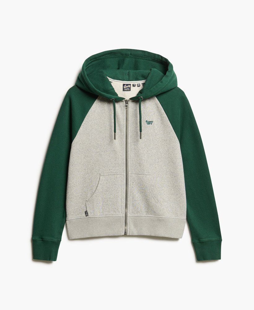 bluza z kapturem essential baseball w kolorze emaliowanej zieleniszarej atletycznej mrl