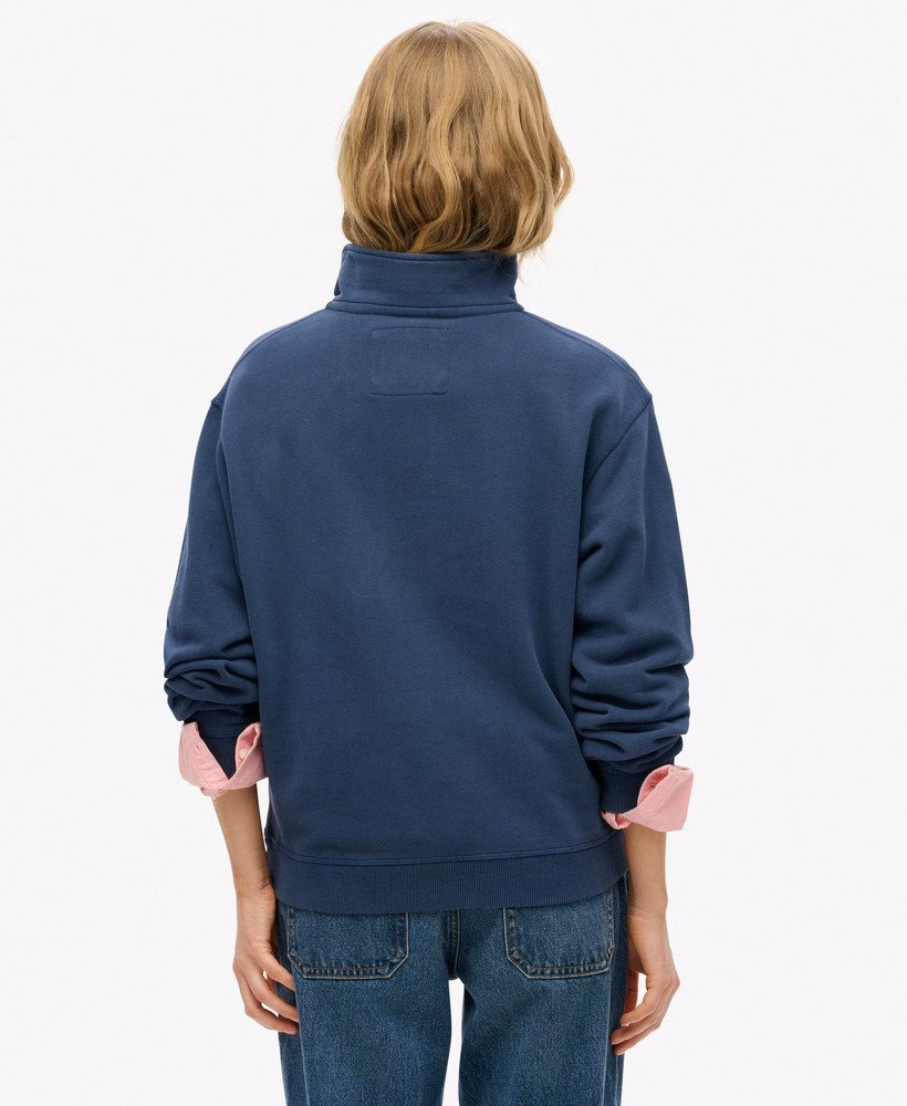 Bluza z kołnierzykiem Athletic Essentials zapinana na suwak
