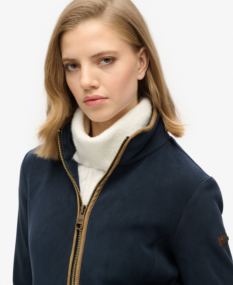 bluza polarowa estate z zamkiem błyskawicznym w kolorze eclipse navy