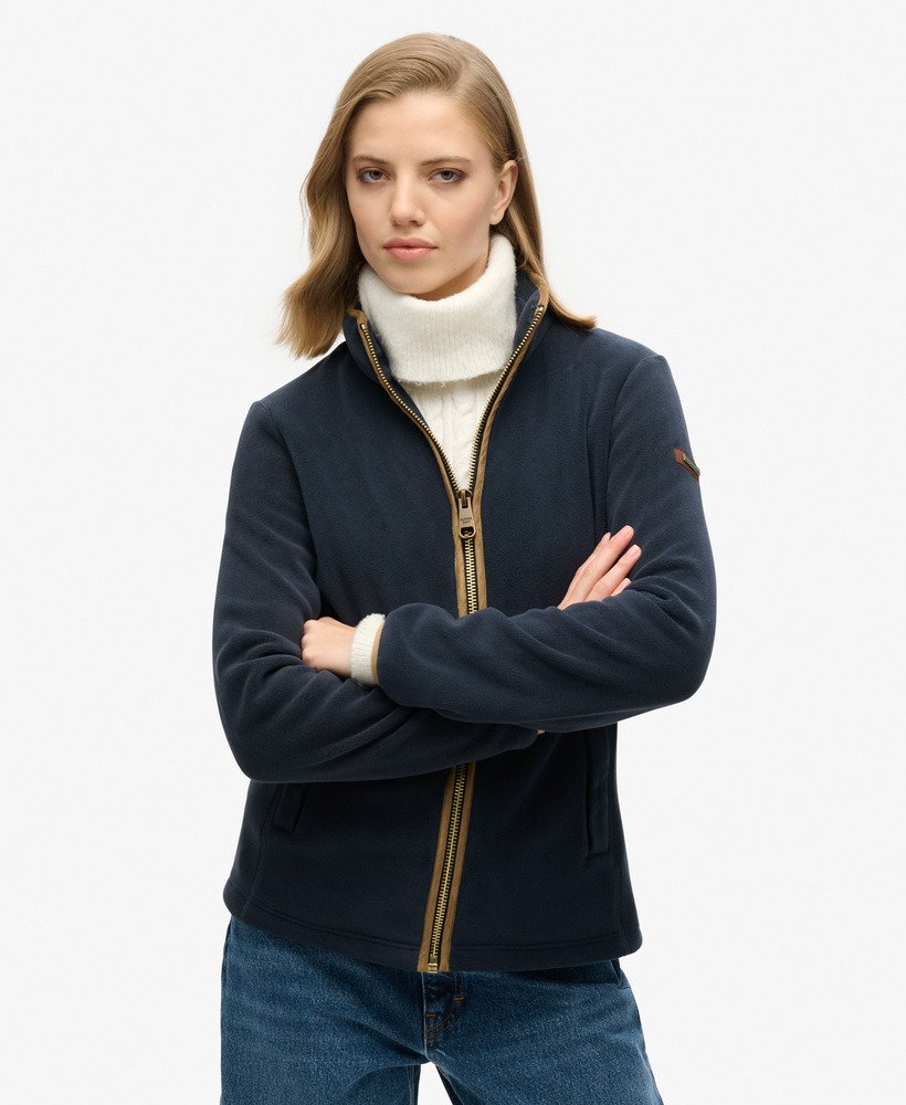 bluza polarowa estate z zamkiem błyskawicznym w kolorze eclipse navy