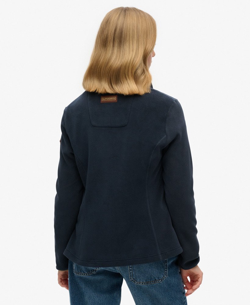 bluza polarowa estate z zamkiem błyskawicznym w kolorze eclipse navy