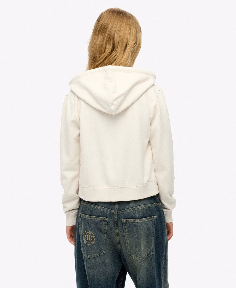 Bluza z kapturem Athletic Essentials Relaxed Cropped Zip