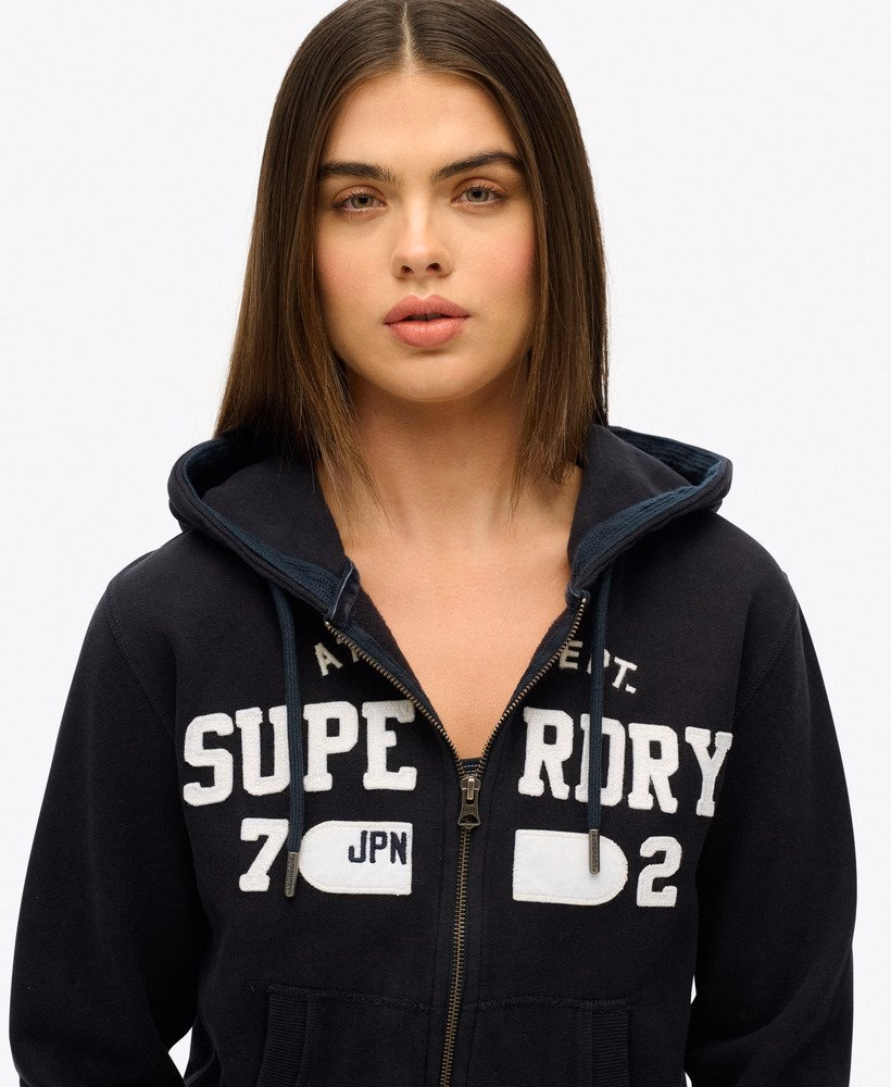Bluza z kapturem Athletic Essentials Relaxed Cropped Zip