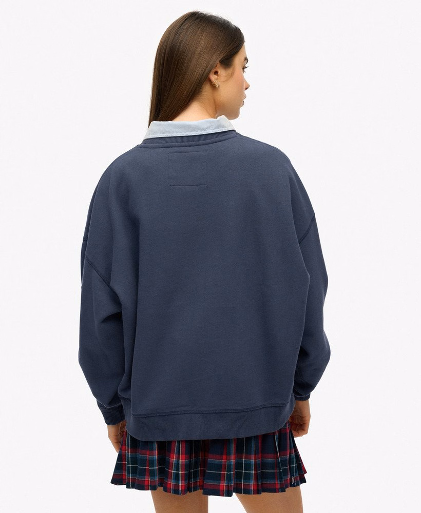Bluza z okrągłym dekoltem Athletic Essentials Oversized