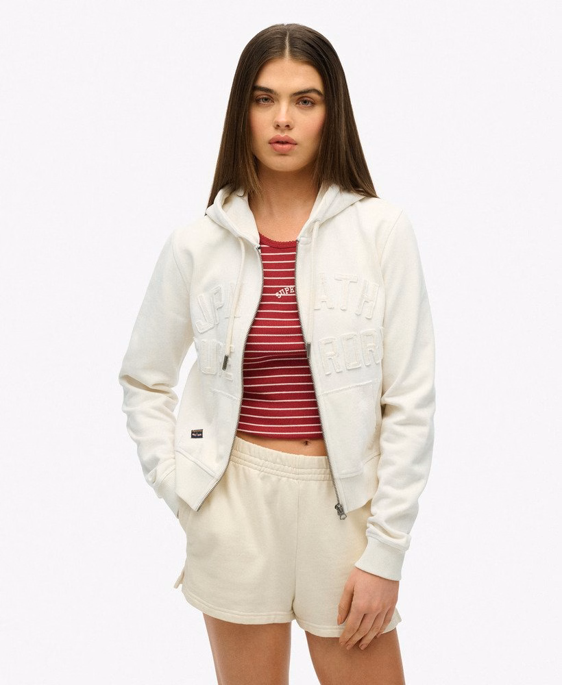 Bluza z kapturem Athletic Essentials Tonal Cropped Zip