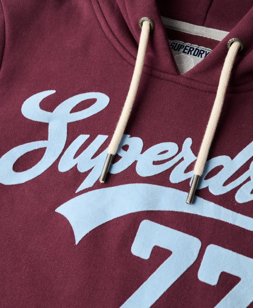 bluza z kapturem super 77 w kolorze fioletowo-fiołkowym
