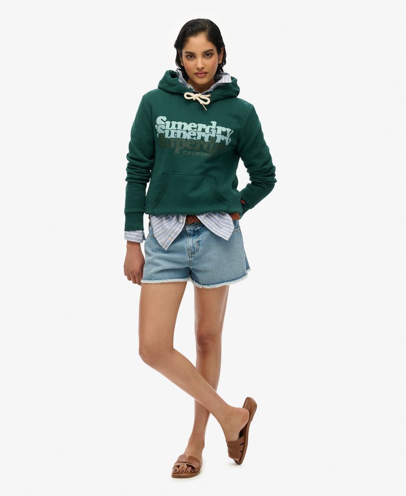 bluza z kapturem stacked w kolorze ciemnej sosny