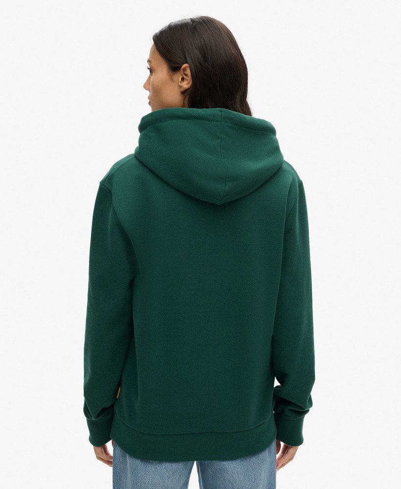 oversized outdoor graphic hoodie w kolorze bengreen marl