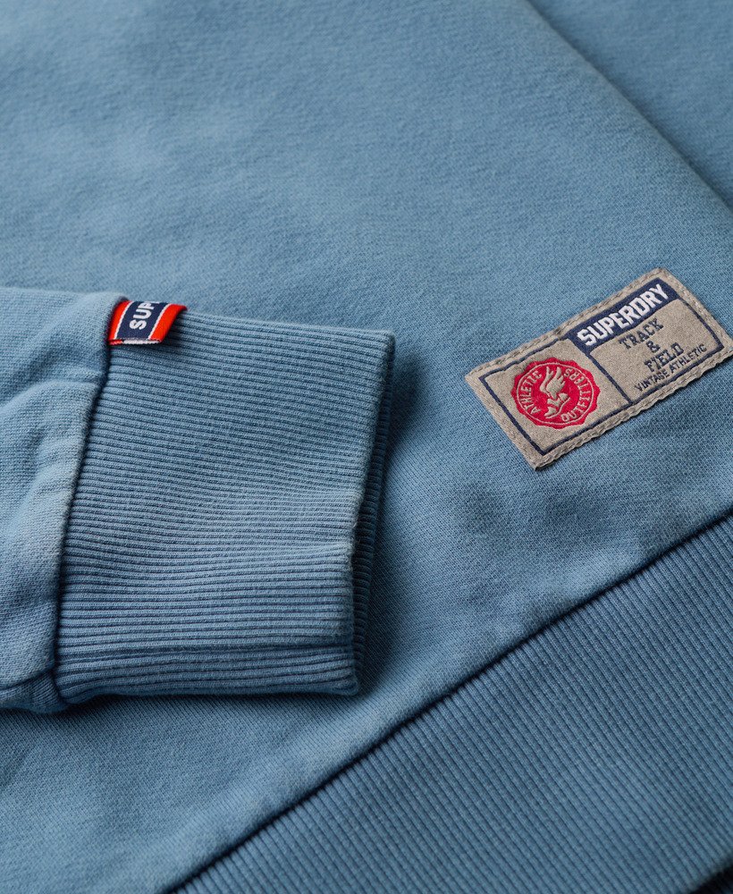 luźna sportowa bluza z nadrukiem w kolorze wedgewood blue