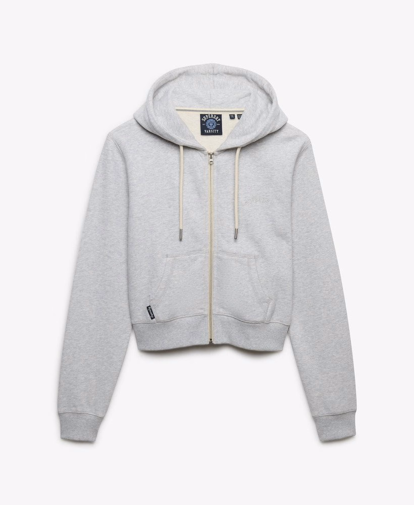 Bluza z kapturem Essential Logo Cropped Zip