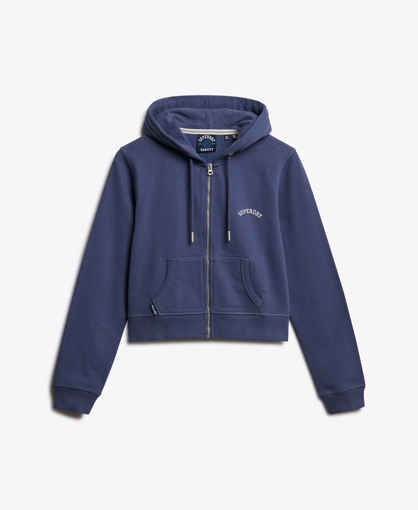 Bluza z kapturem Essential Logo Cropped Zip