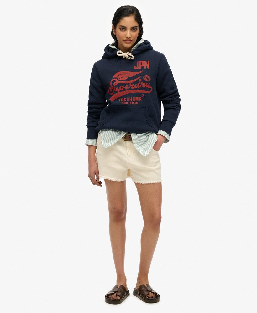 bluza z kapturem high flyers w kolorze darkest navy
