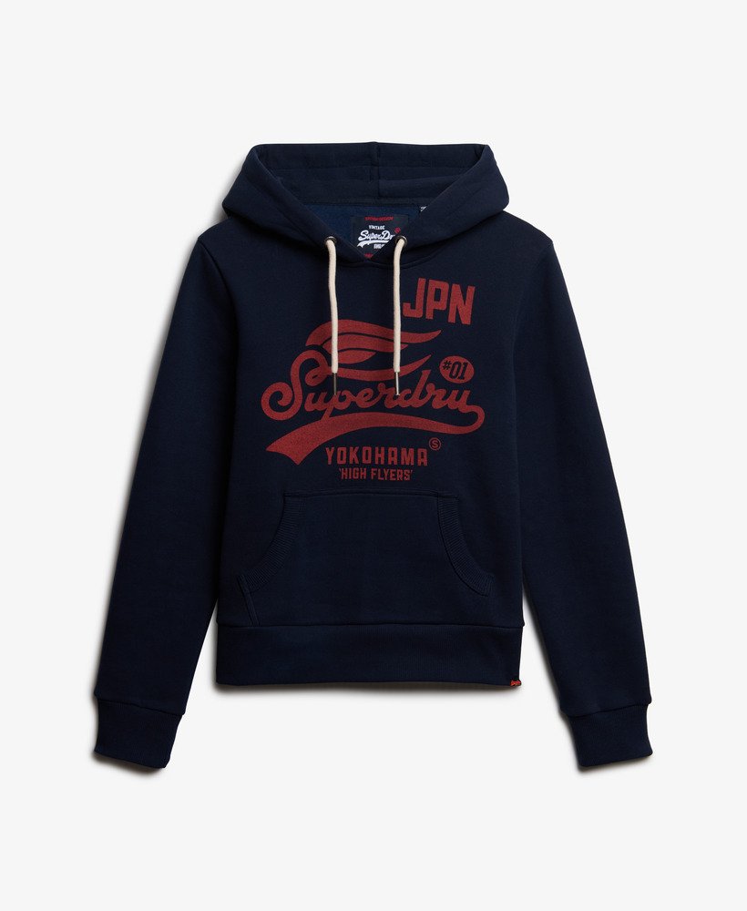 bluza z kapturem high flyers w kolorze darkest navy