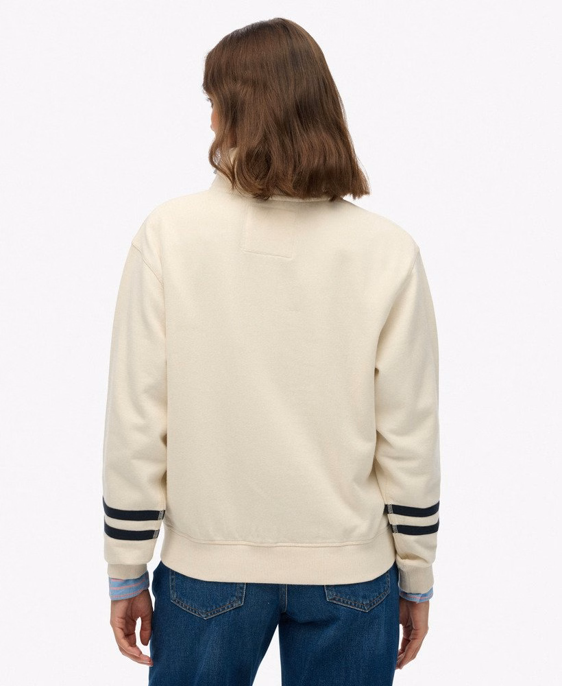 Bluza Athletic Essentials Applique z zamkiem błyskawicznym do połowy