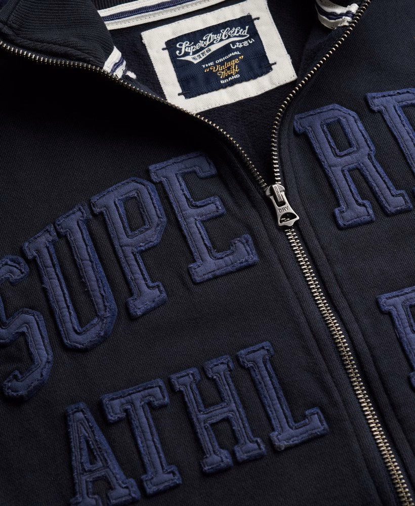 Bluza sportowa Athletic Essentials z aplikacją i luźnym zamkiem błyskawicznym