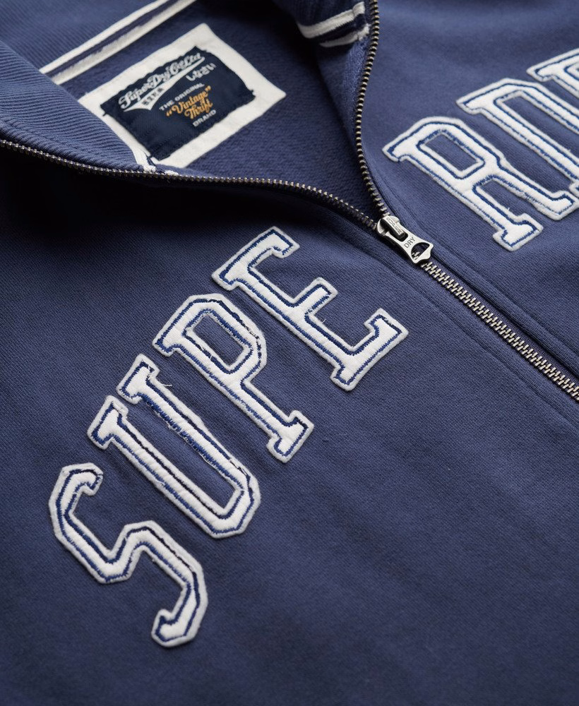 Bluza sportowa Athletic Essentials z aplikacją i luźnym zamkiem błyskawicznym