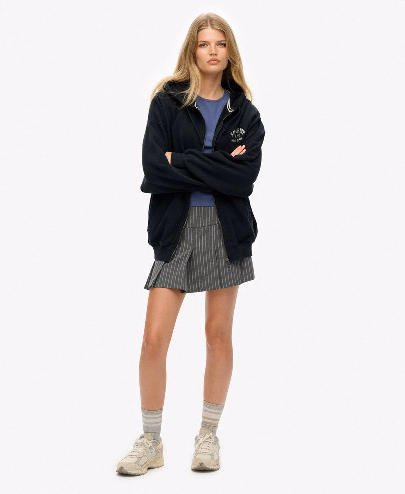 Bluza z kapturem Athletic Essentials Oversized zapinana na zamek