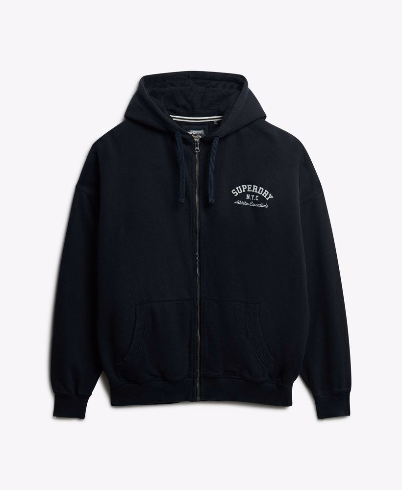 Bluza z kapturem Athletic Essentials Oversized zapinana na zamek