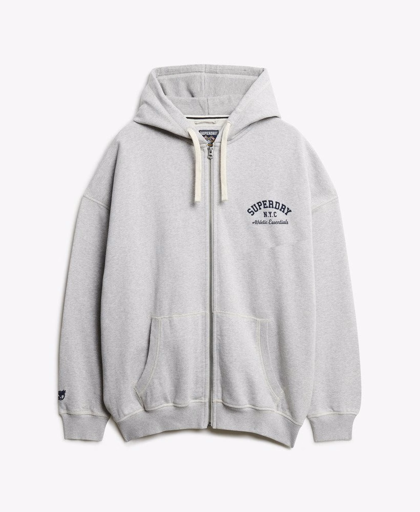 Bluza z kapturem Athletic Essentials Oversized zapinana na zamek