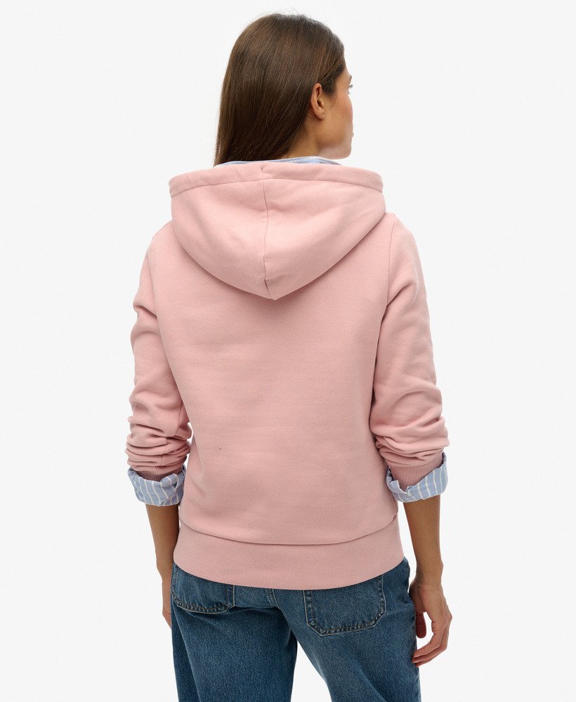 neonowa bluza z kapturem w kolorze miĘkkiego rÓŻu