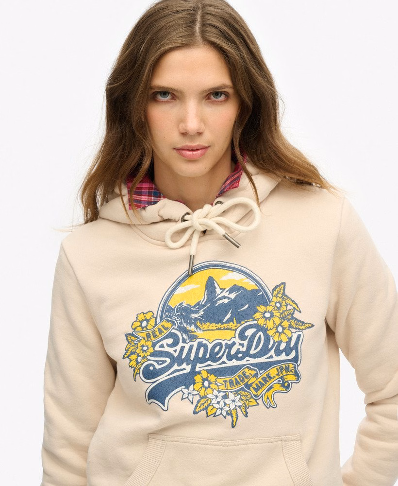 Bluza z kapturem w kwiaty