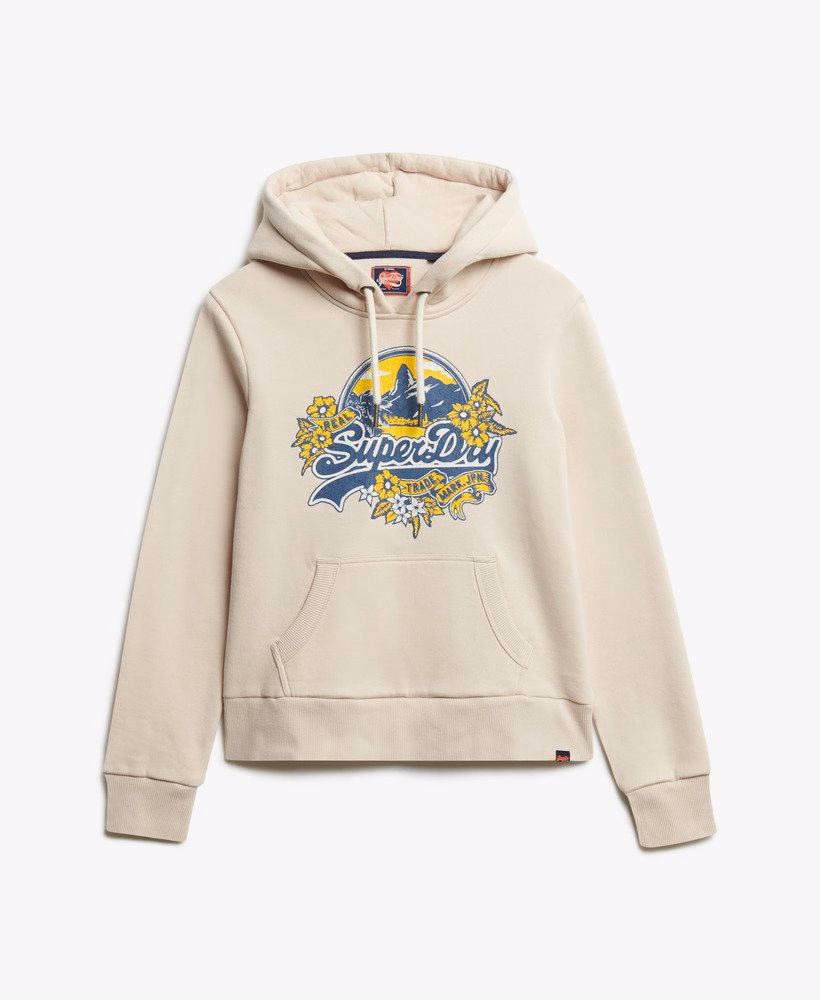 Bluza z kapturem w kwiaty