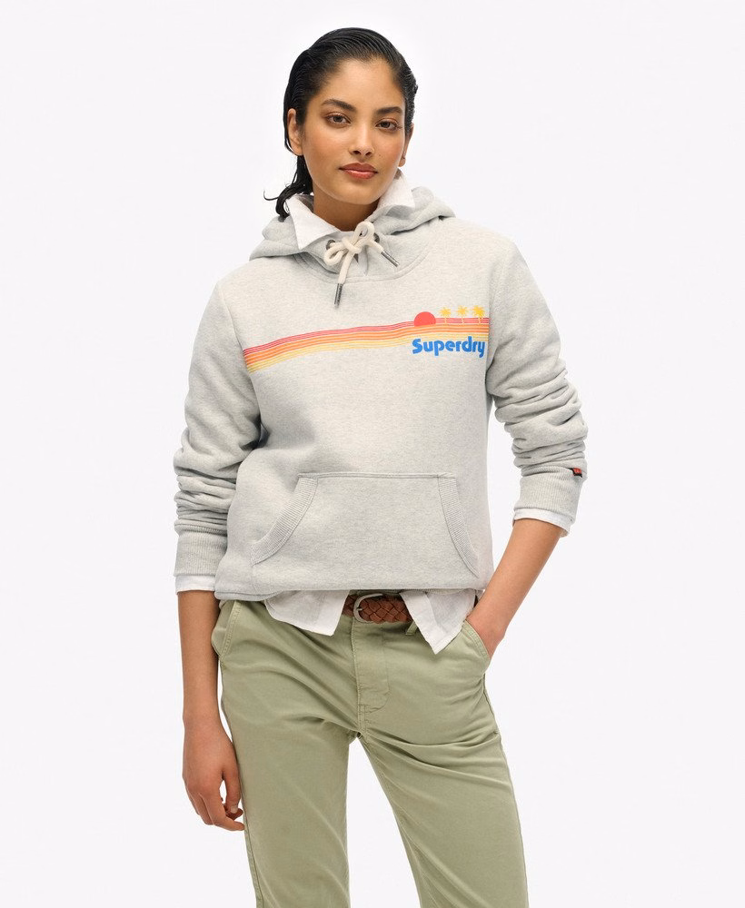 Bluza z kapturem w tęczowe paski