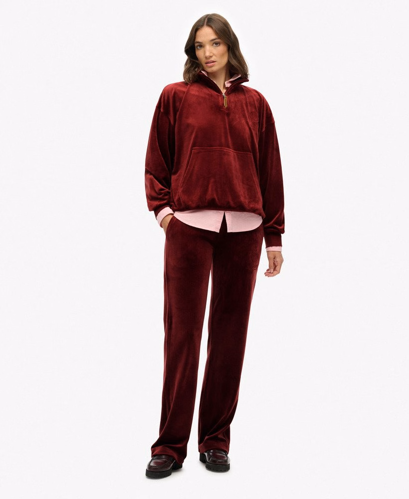Country Club Velour Quarter Zip