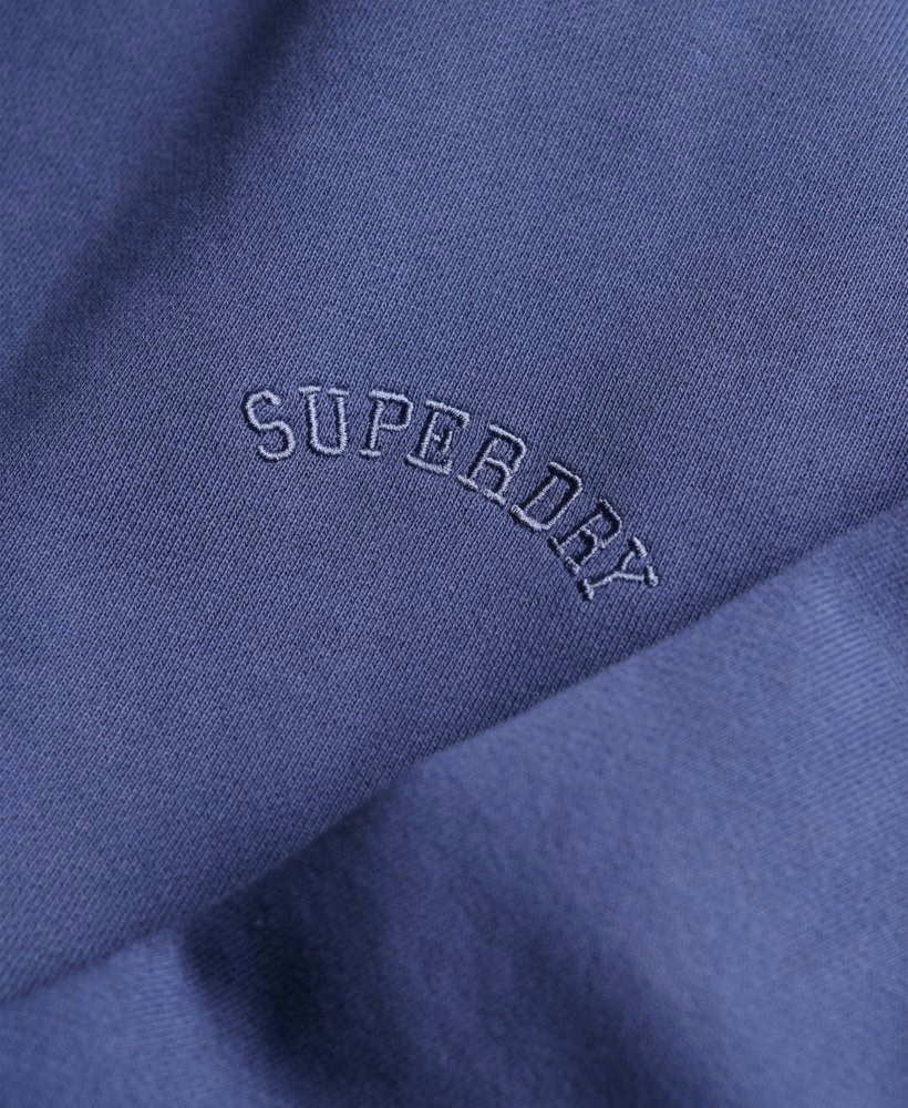 Bluza z okrągłym dekoltem Essential Logo Garment Dyed