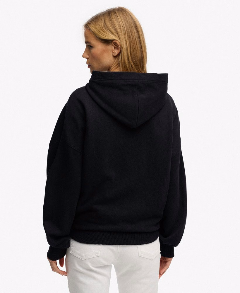 Bluza z kapturem oversize z tatuażem