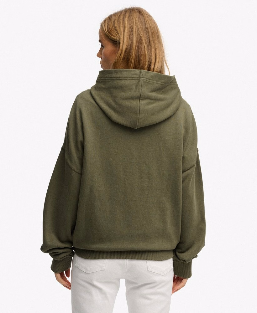 Bluza z kapturem oversize z tatuażem